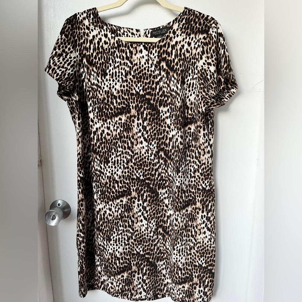 Rachel Zoe Cheetah Print Dress size 8